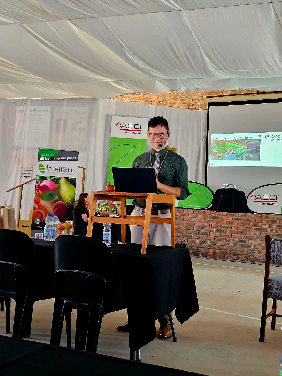 Jean Pierre Murray Kline at the Langkloof Bloeiselfees 2025